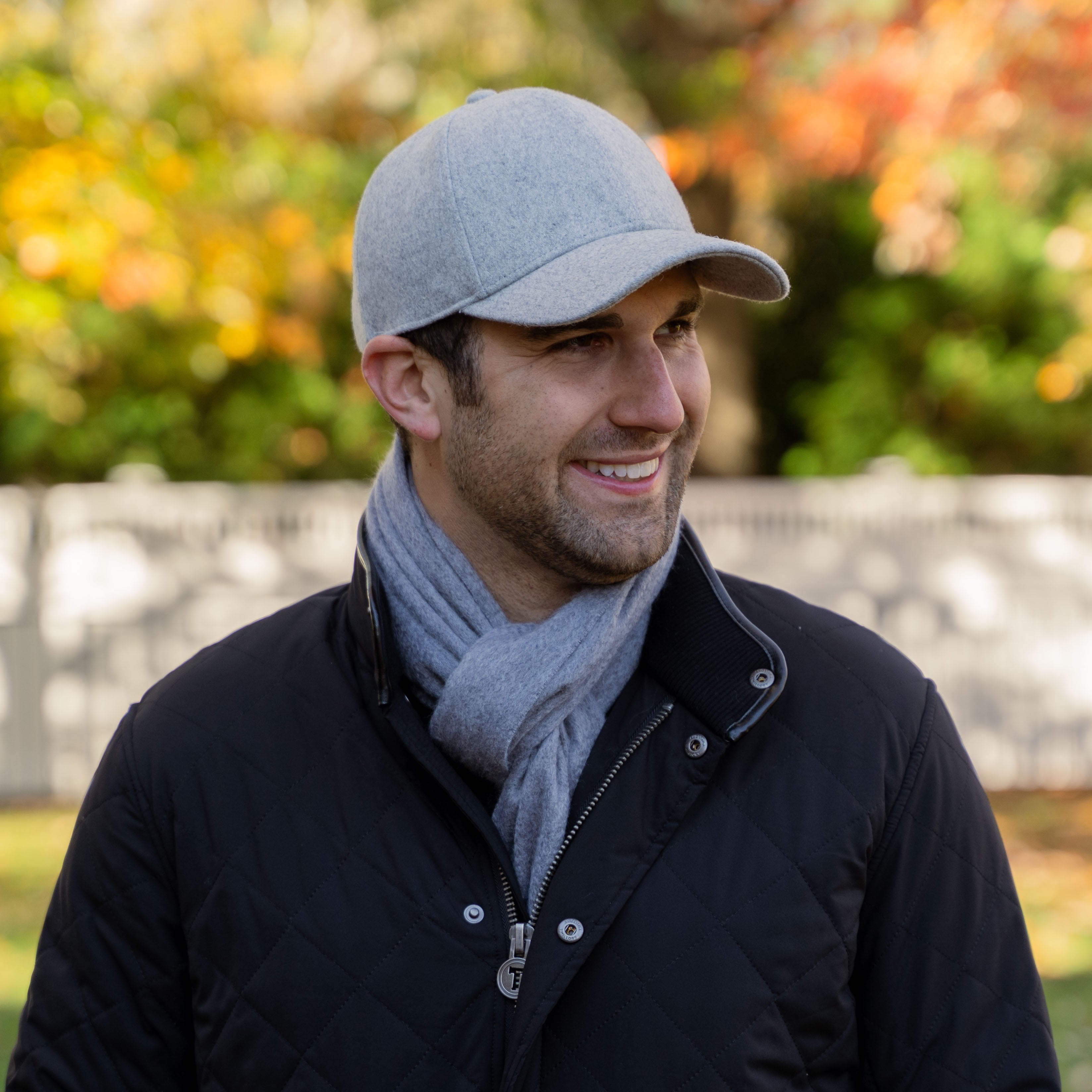 Performance Wool Baseball Hat Frost Gray