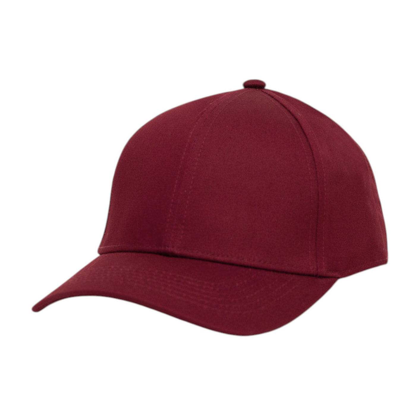 100% Cotton Premium Baseball Hat Burgundy