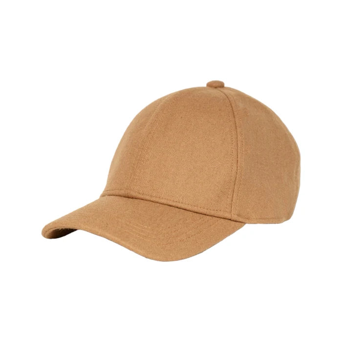 Performance Wool Baseball Hat Camel Beige