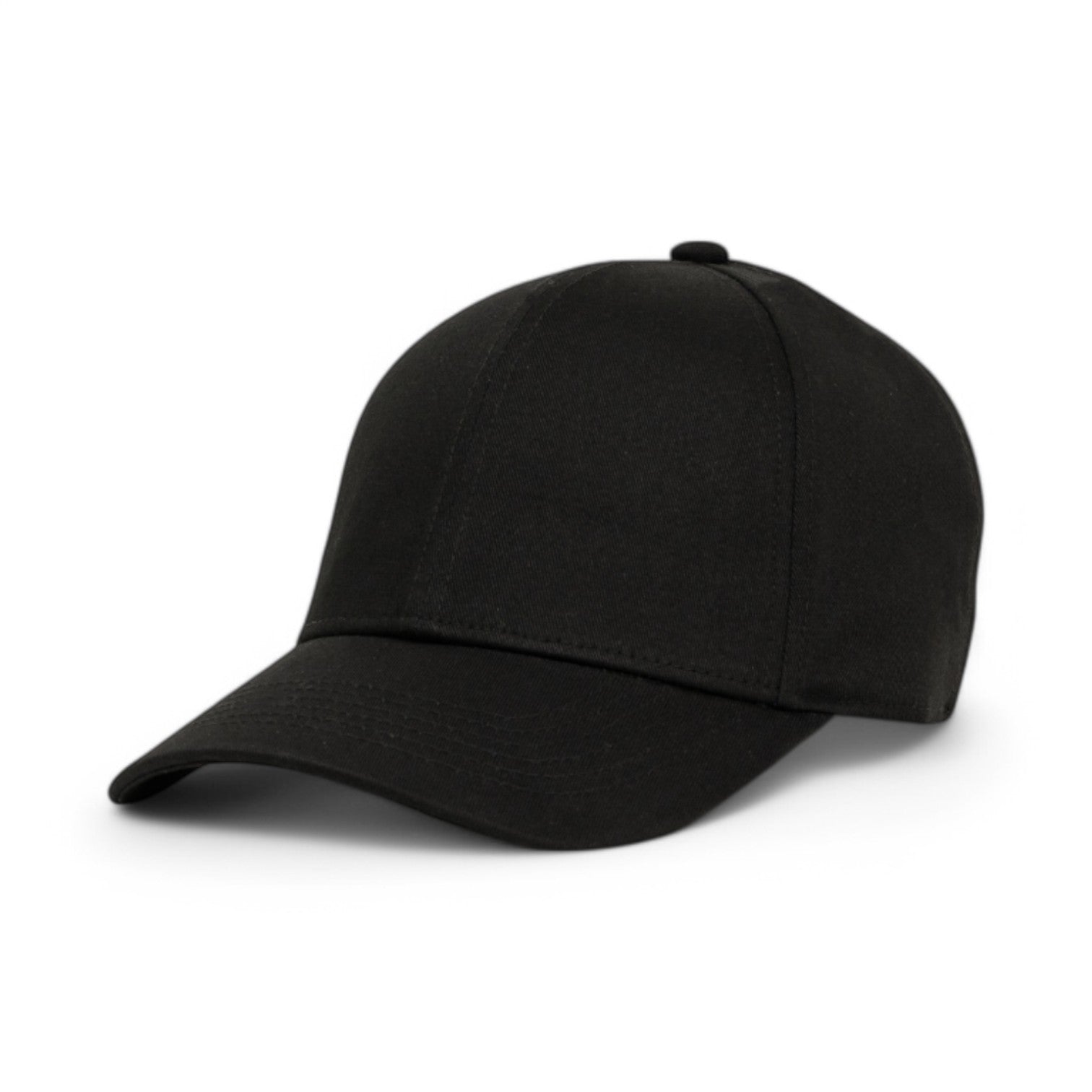 100% Cotton Premium Baseball Hat Black