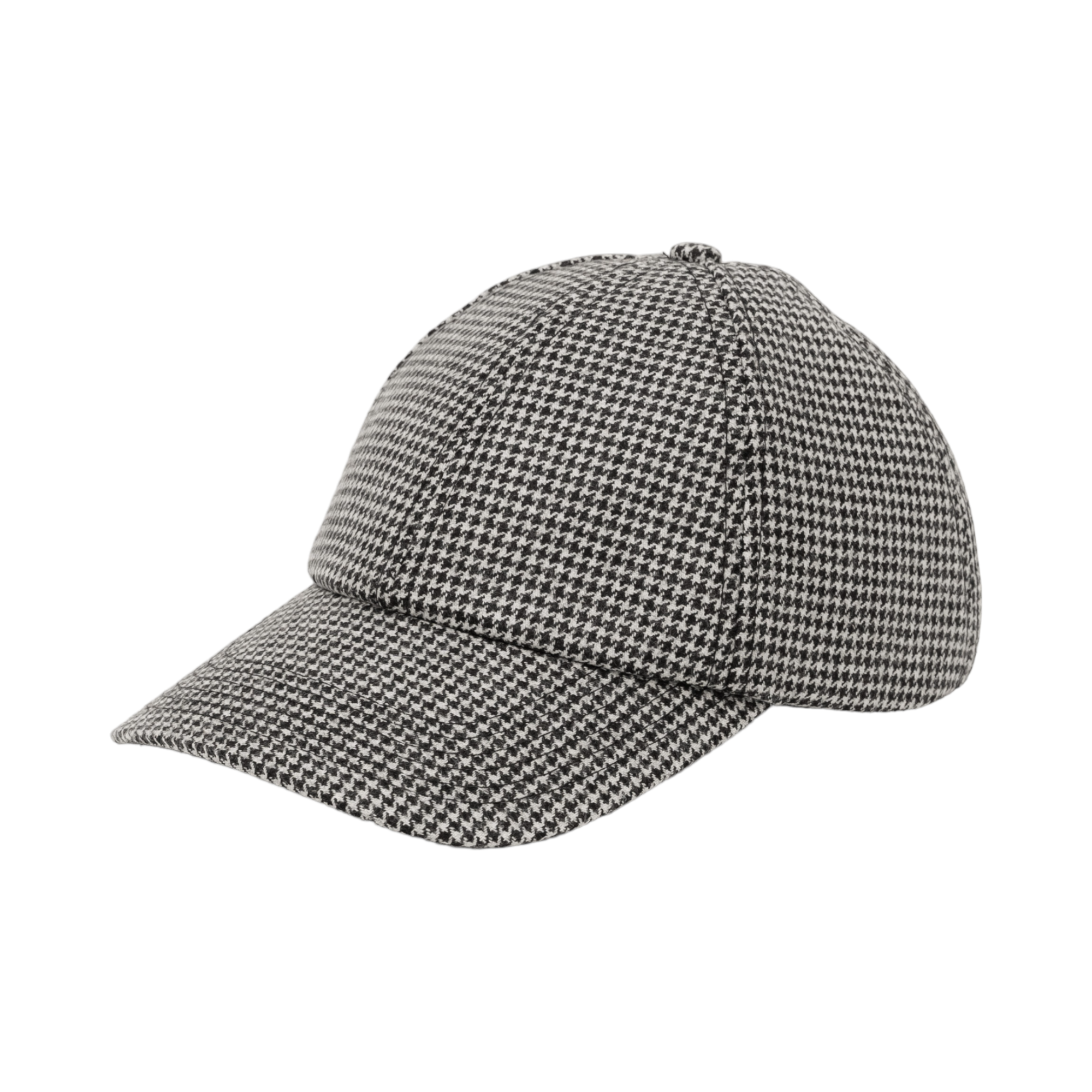 Vandre wool houndstooth hat front view