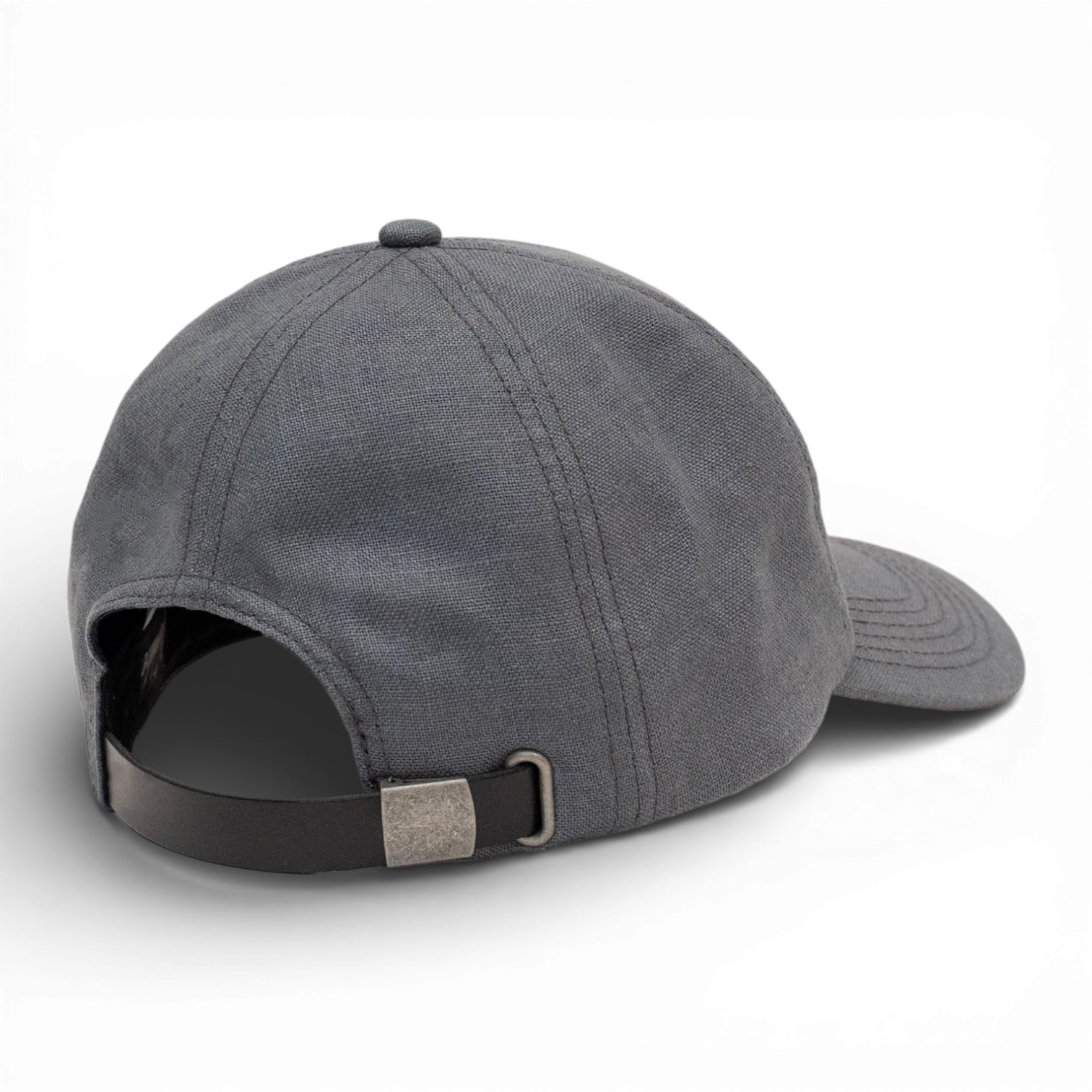 100% Irish Linen Premium Baseball Hat Slate Gray
