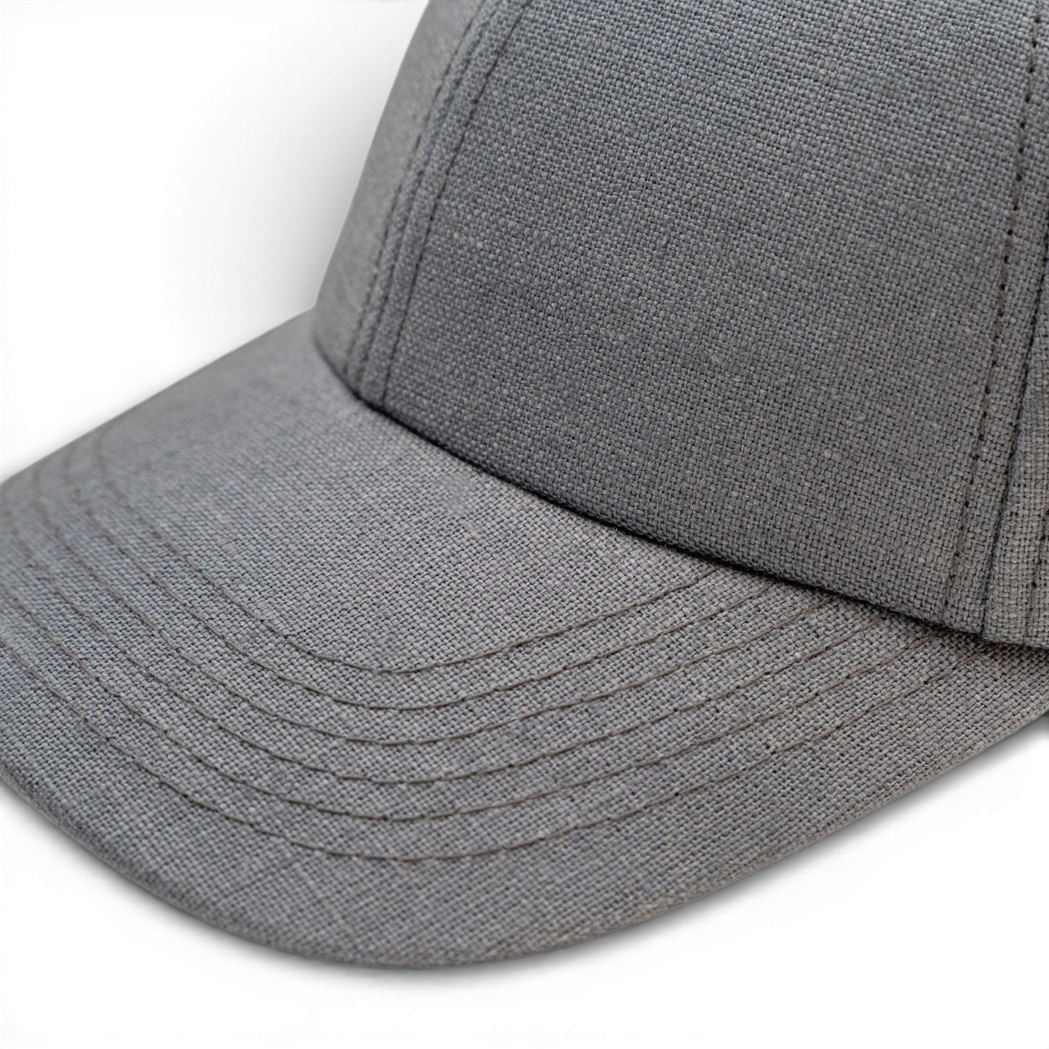100% Irish Linen Premium Baseball Hat Slate Gray