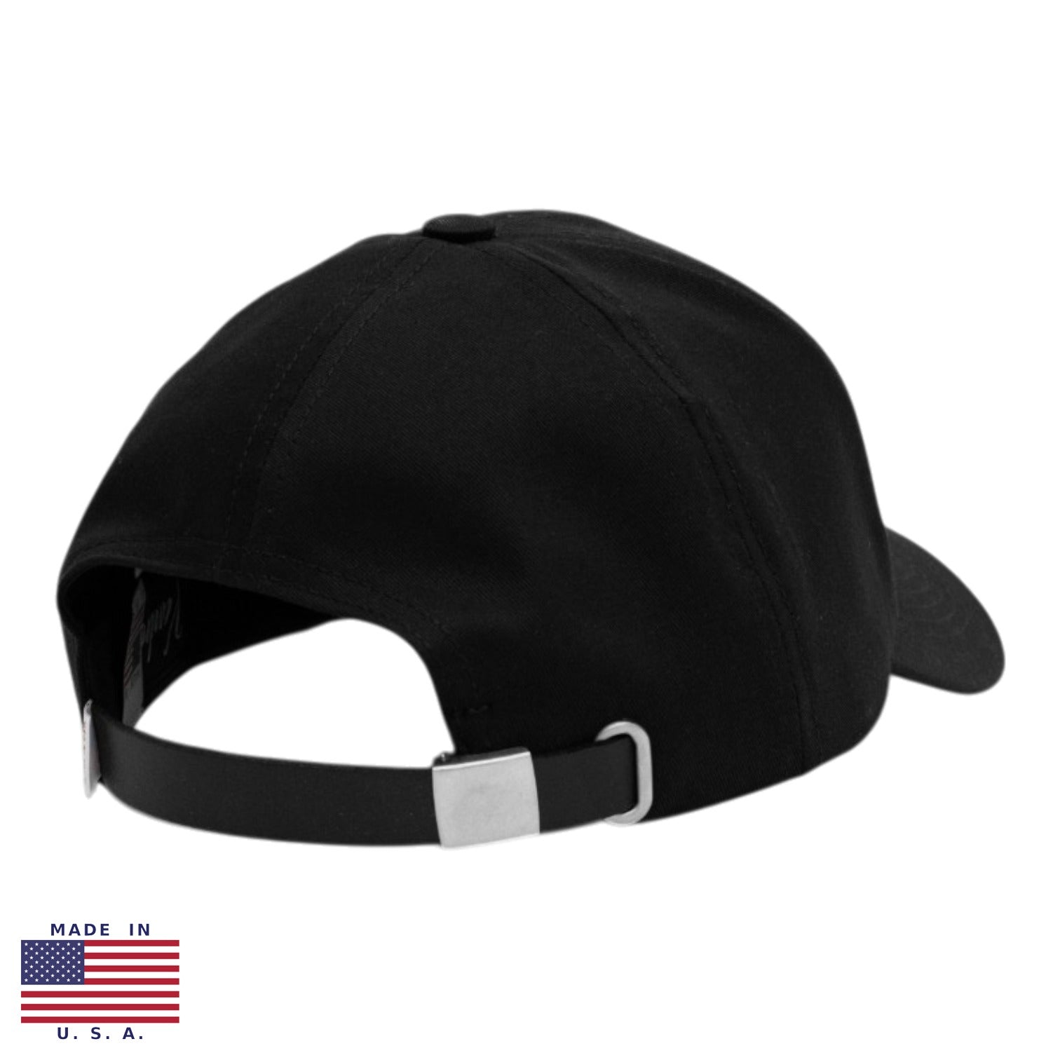 Vandre Made in USA 100% organic cotton baseball hat in black