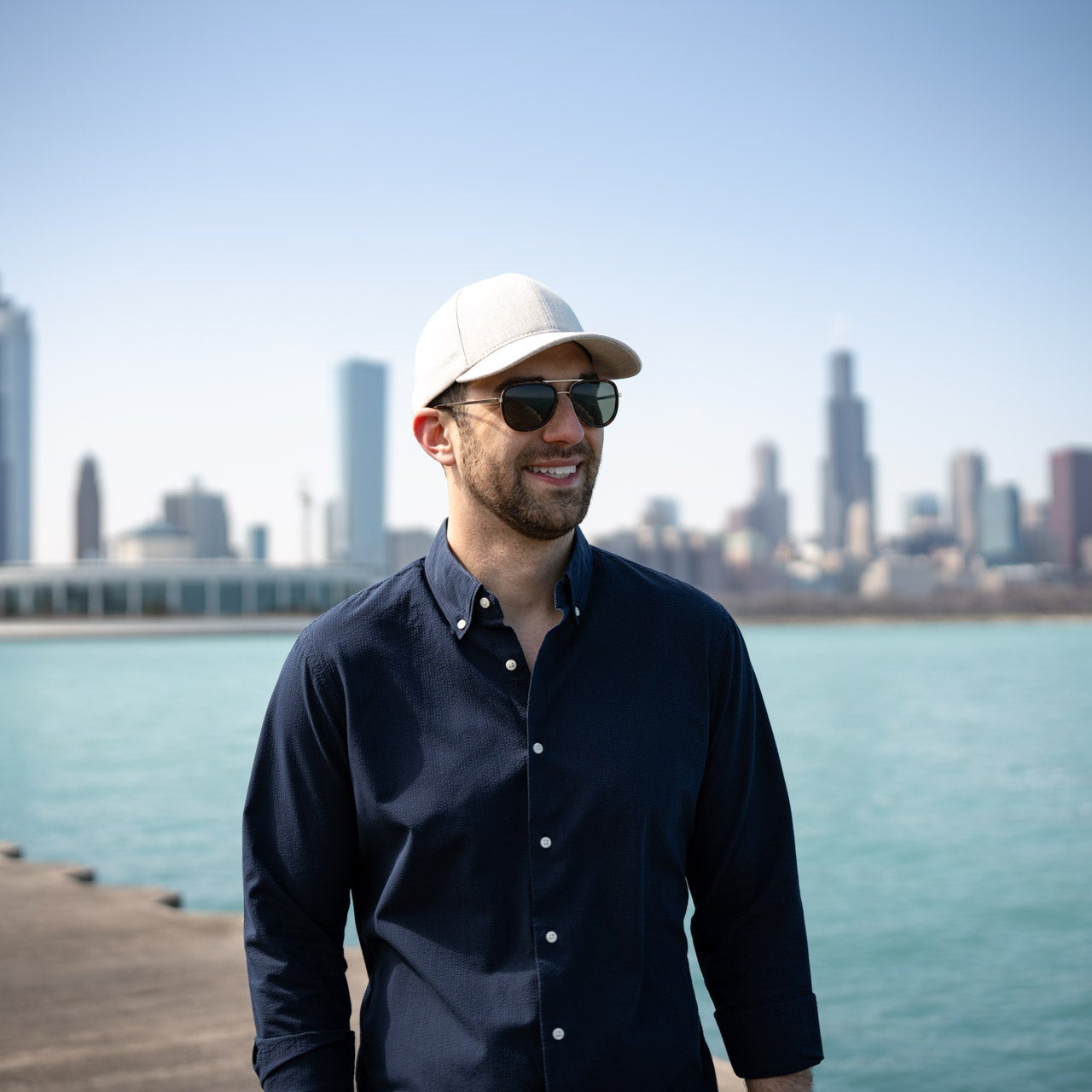 100% Irish Linen Premium Baseball Hat Arashi Sand