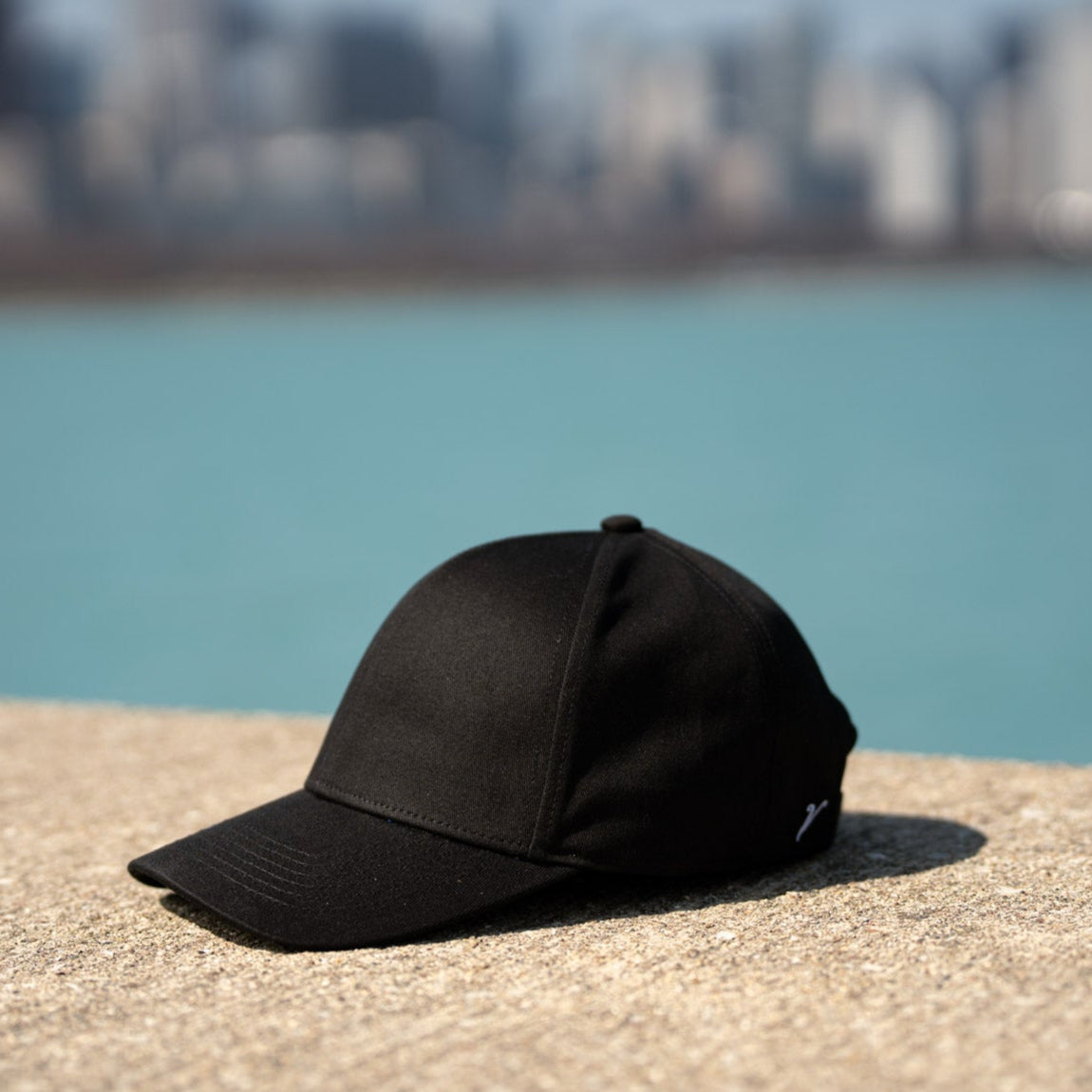 100% Cotton Premium Baseball Hat Black