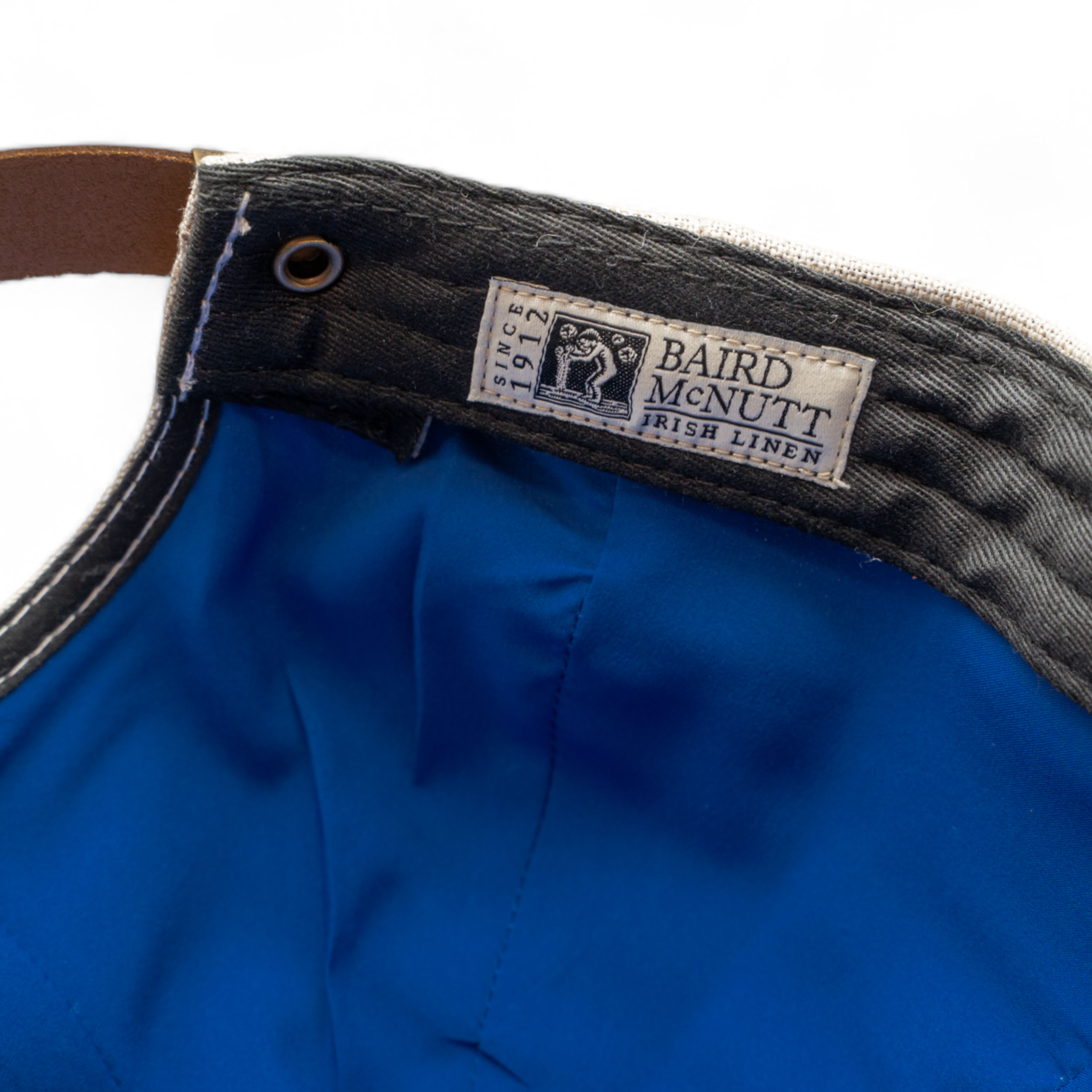 100% Irish Linen Premium Baseball Hat Navy Blue