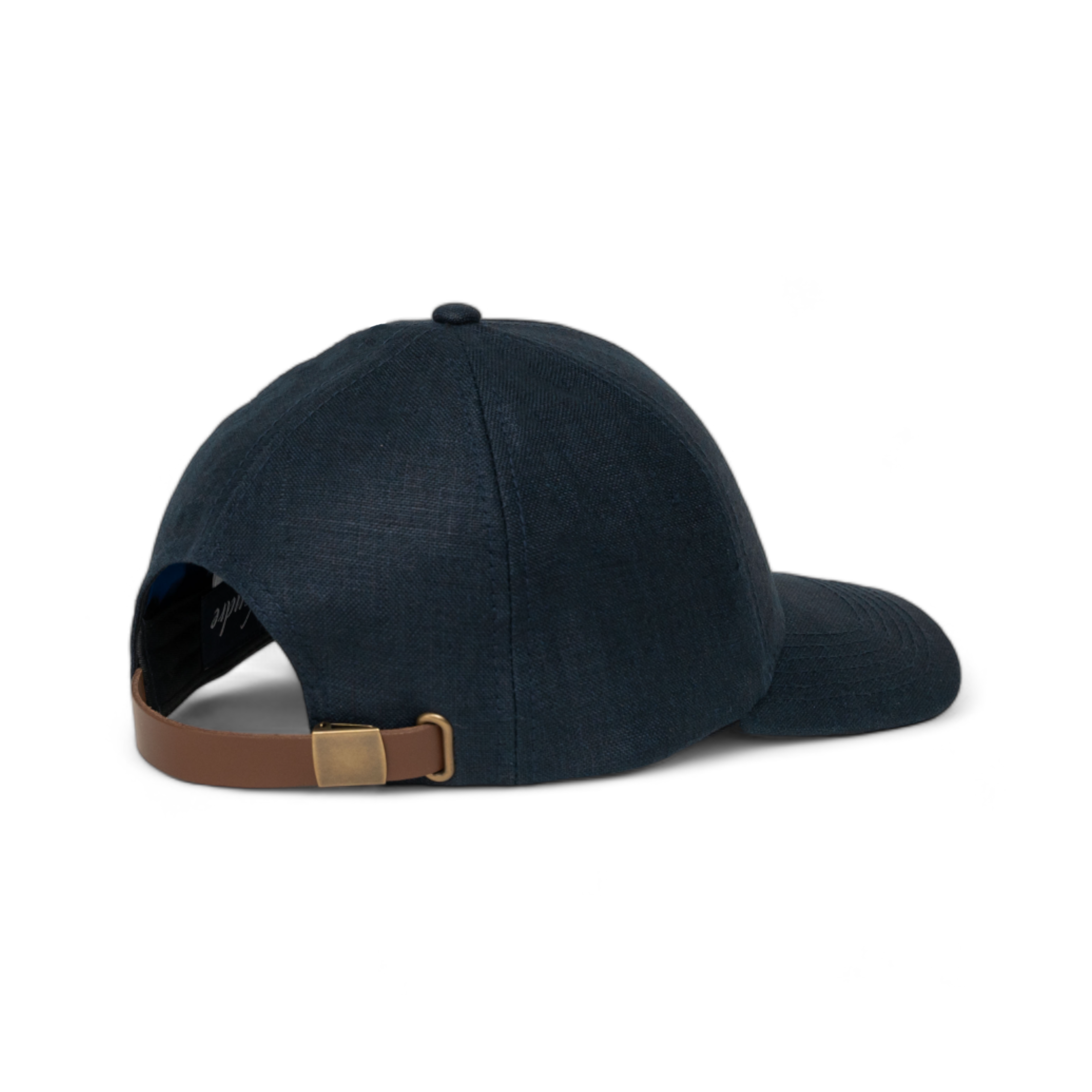 100% Irish Linen Premium Baseball Hat Navy Blue