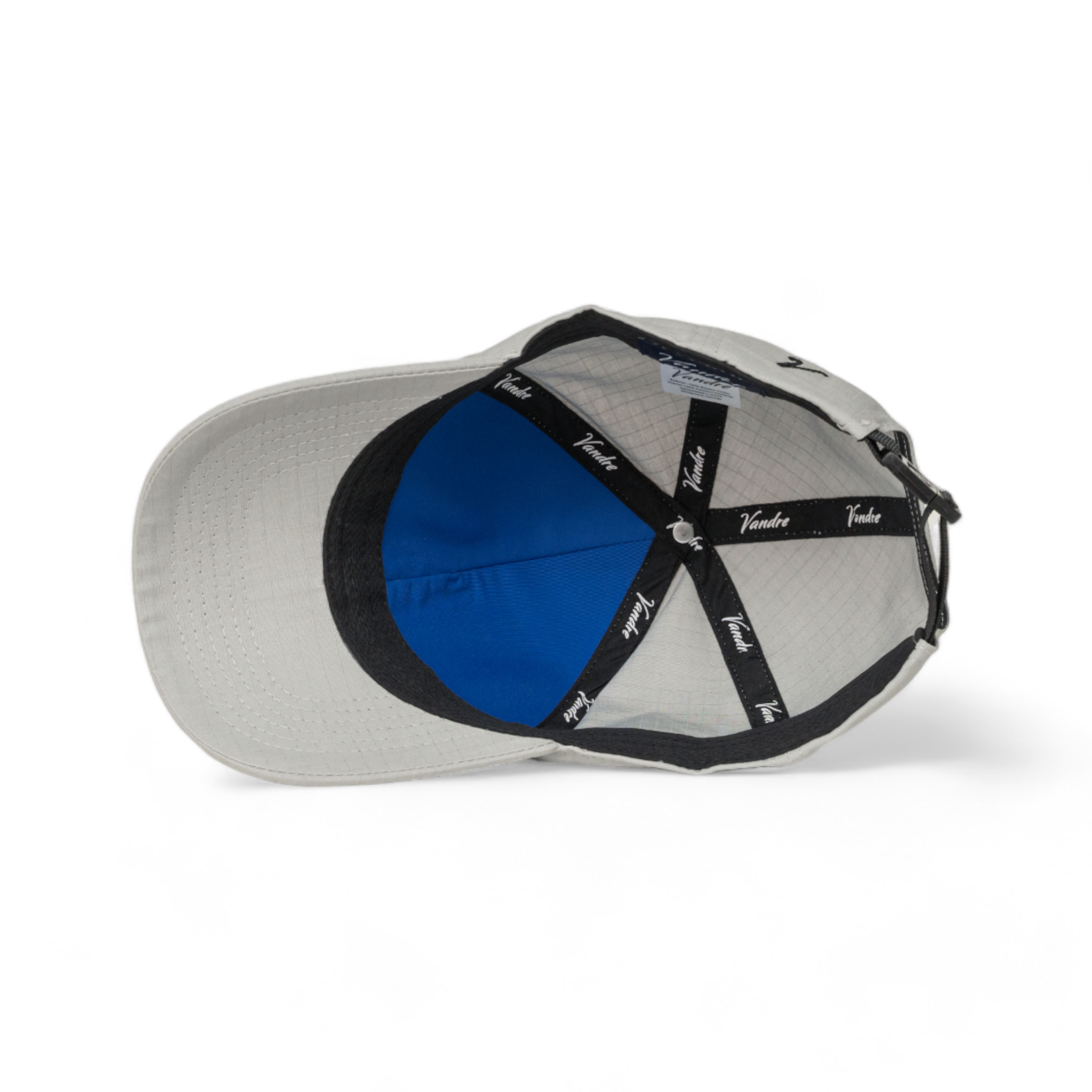 100% Ripstop Cotton Premium Baseball Hat Silver Gray