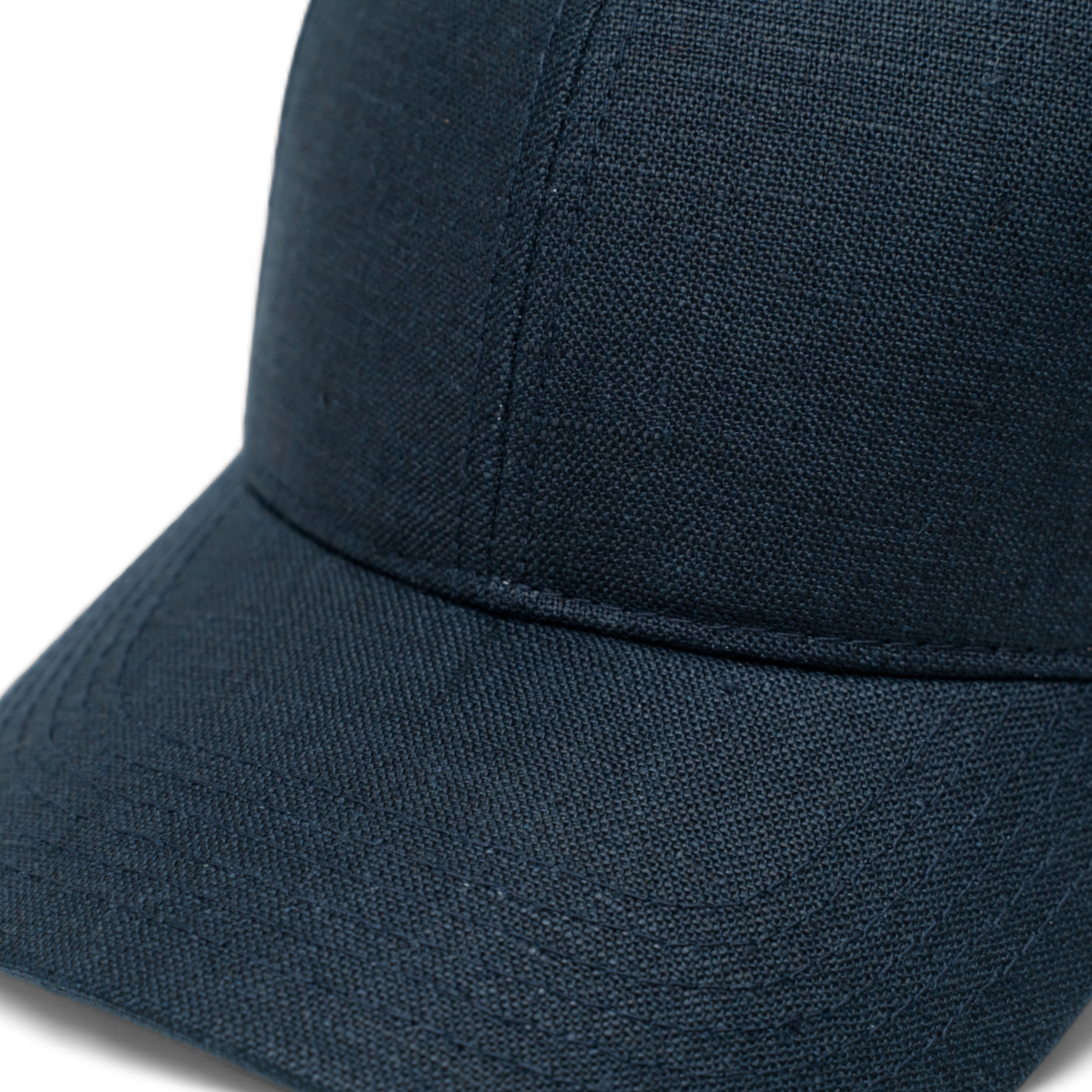 100% Irish Linen Premium Baseball Hat Navy Blue