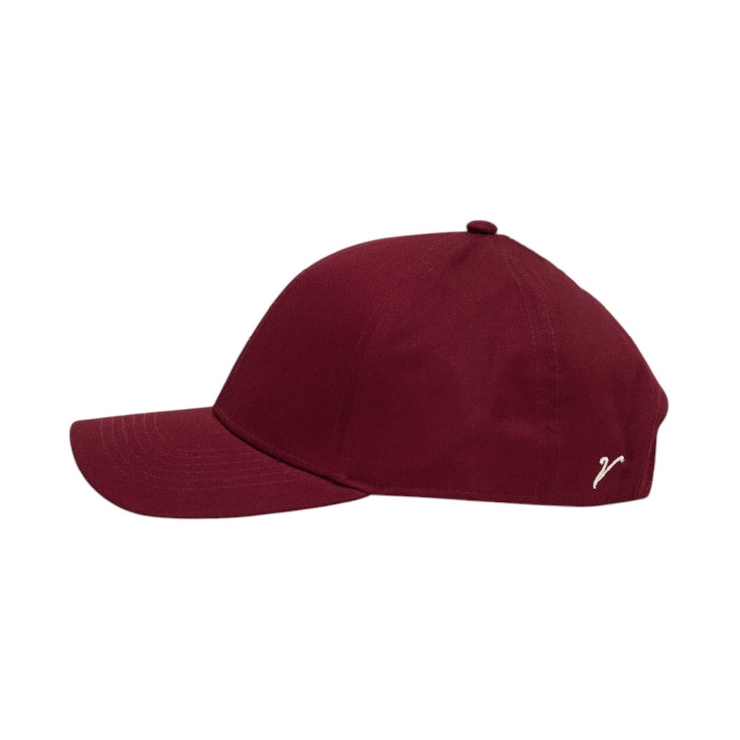 100% Cotton Premium Baseball Hat Burgundy