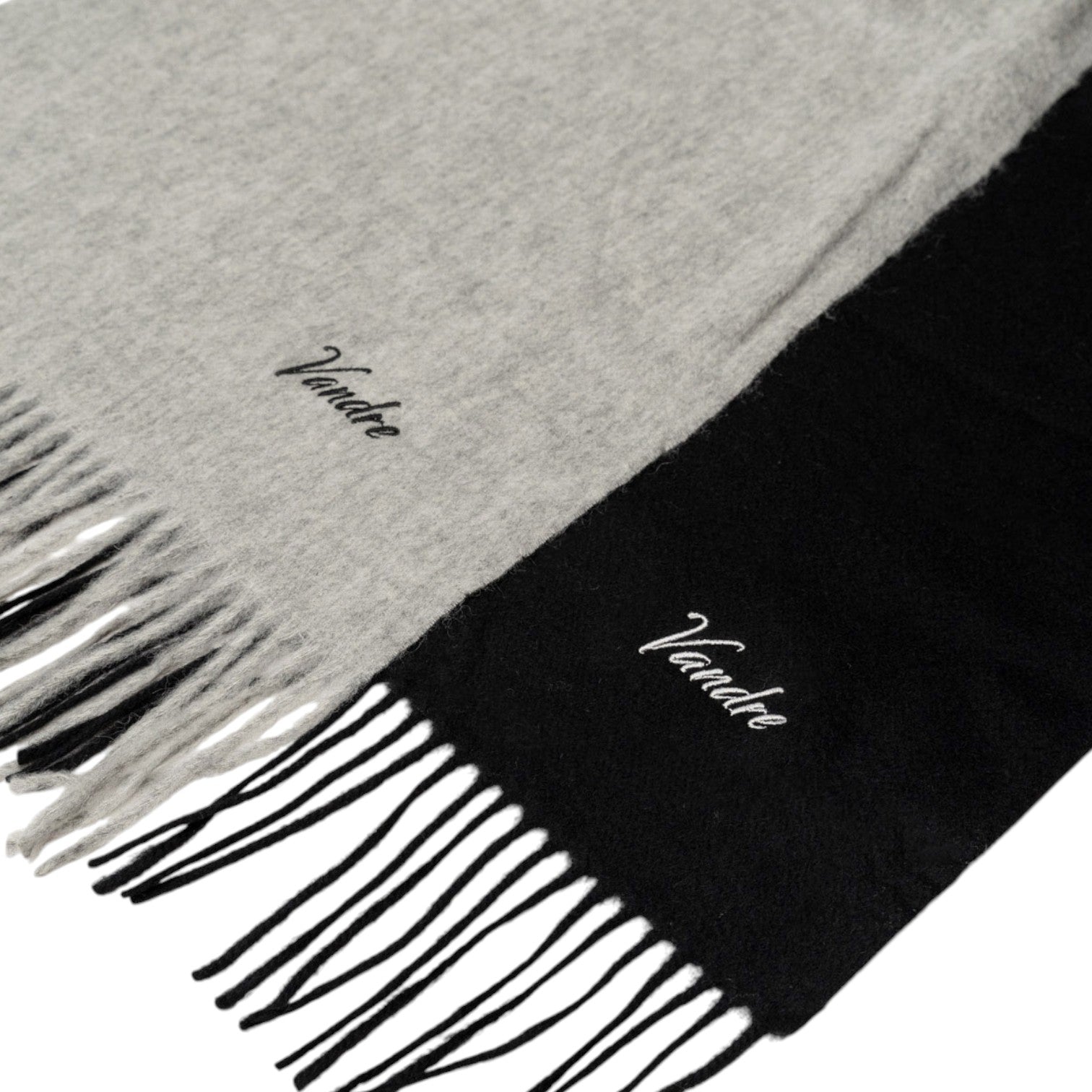 100% Wool Scarf Black