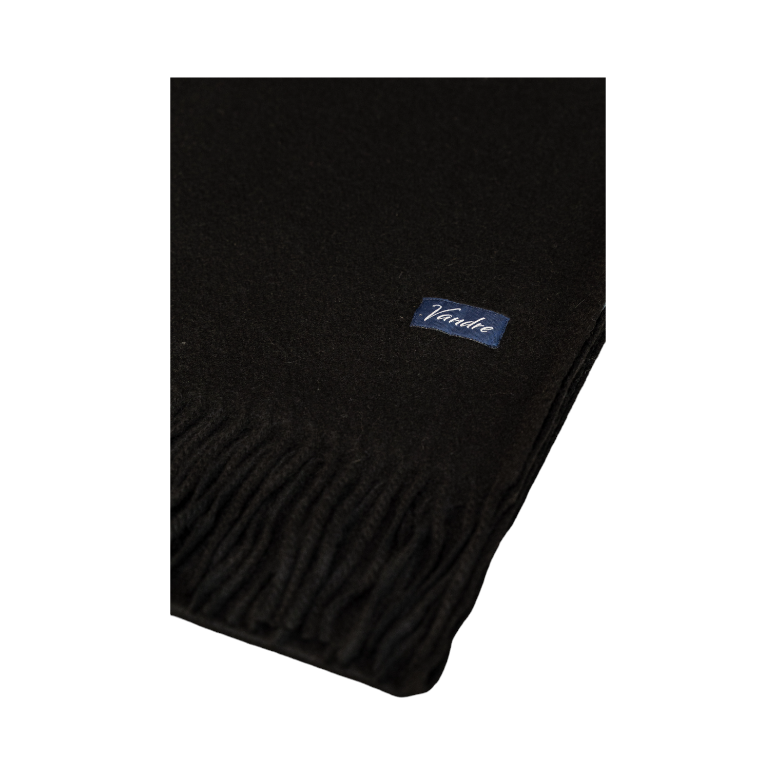 100% Wool Scarf Black