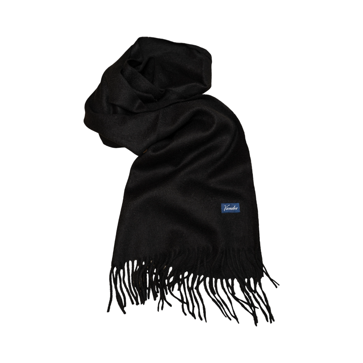 100% Wool Scarf Black