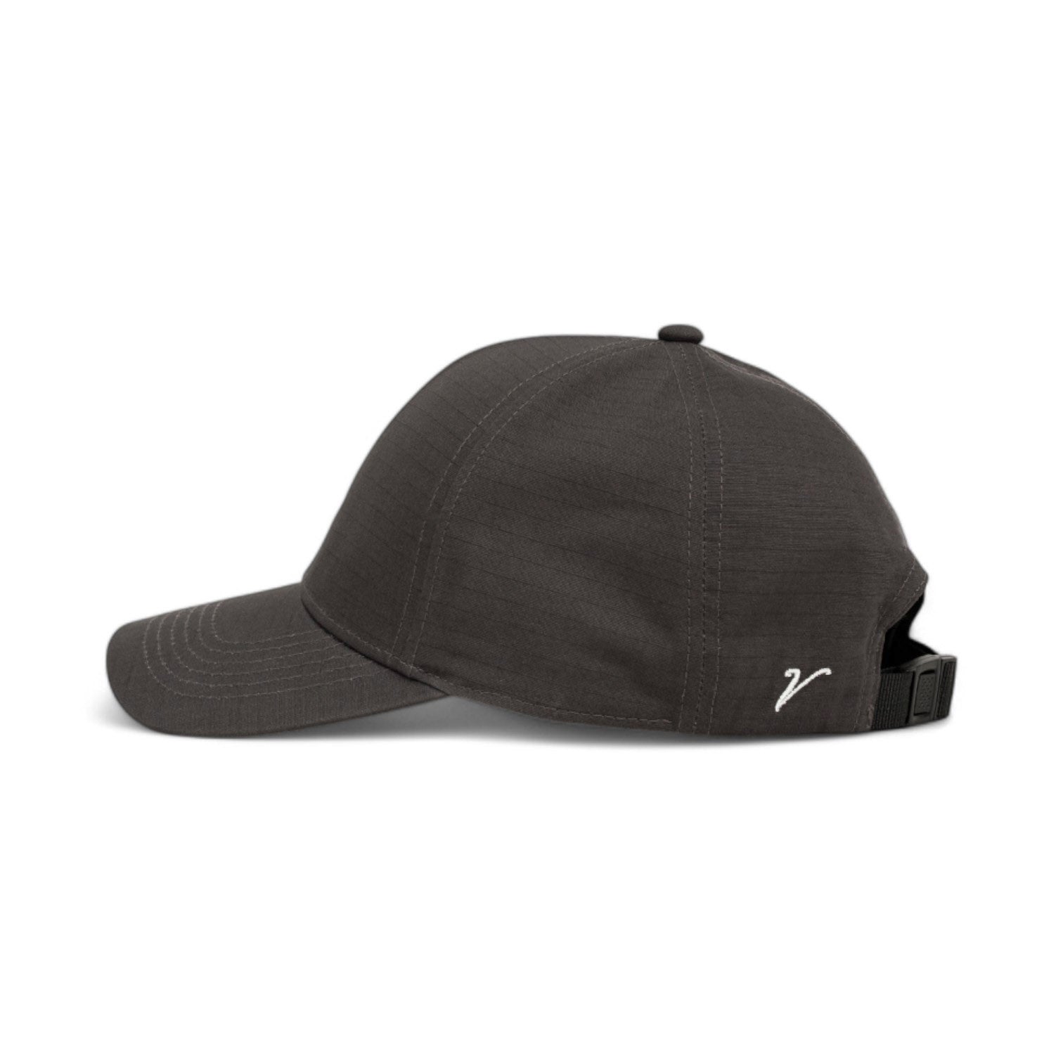 100% Ripstop Cotton Premium Baseball Hat Charcoal Gray