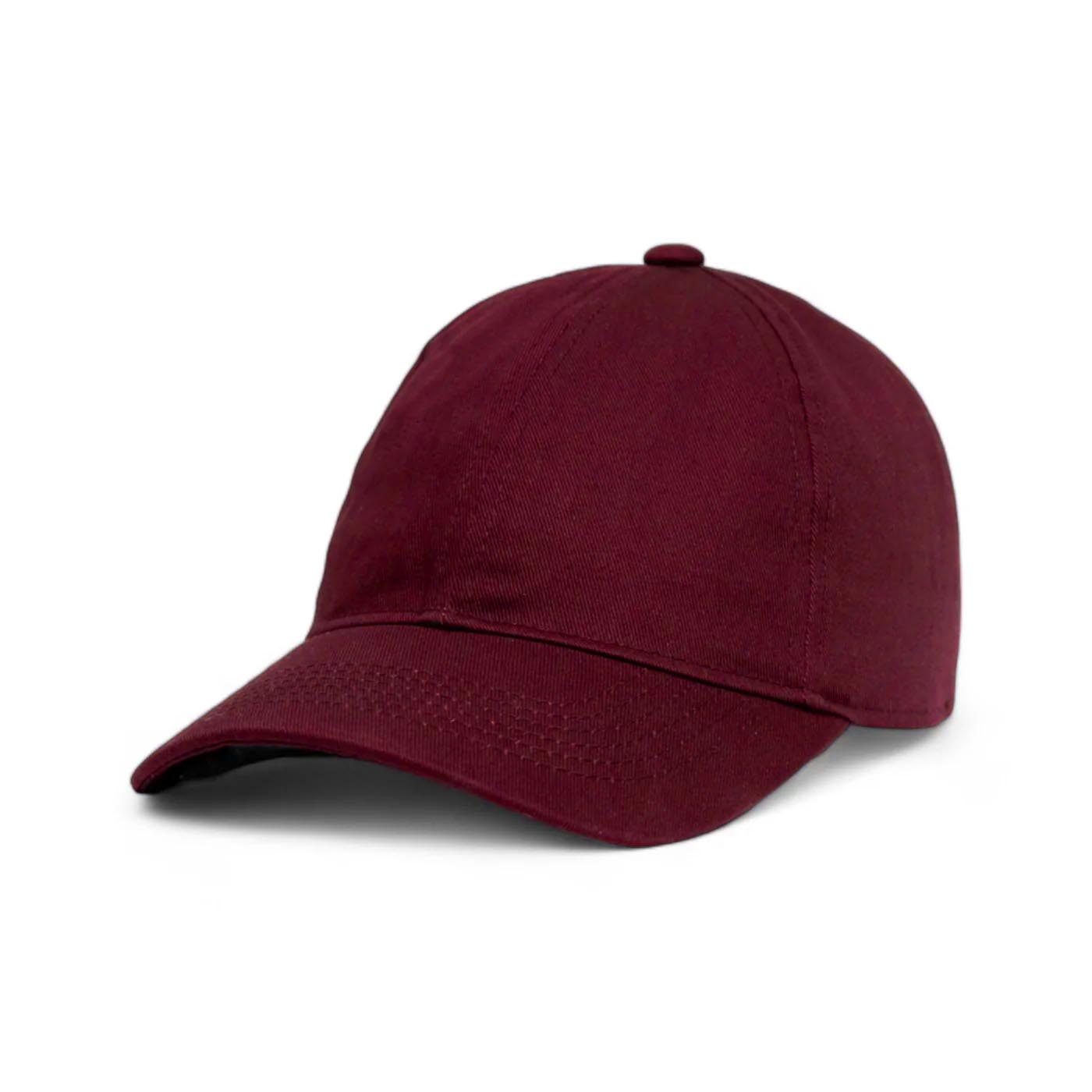 100% Cotton Premium Baseball Hat Burgundy