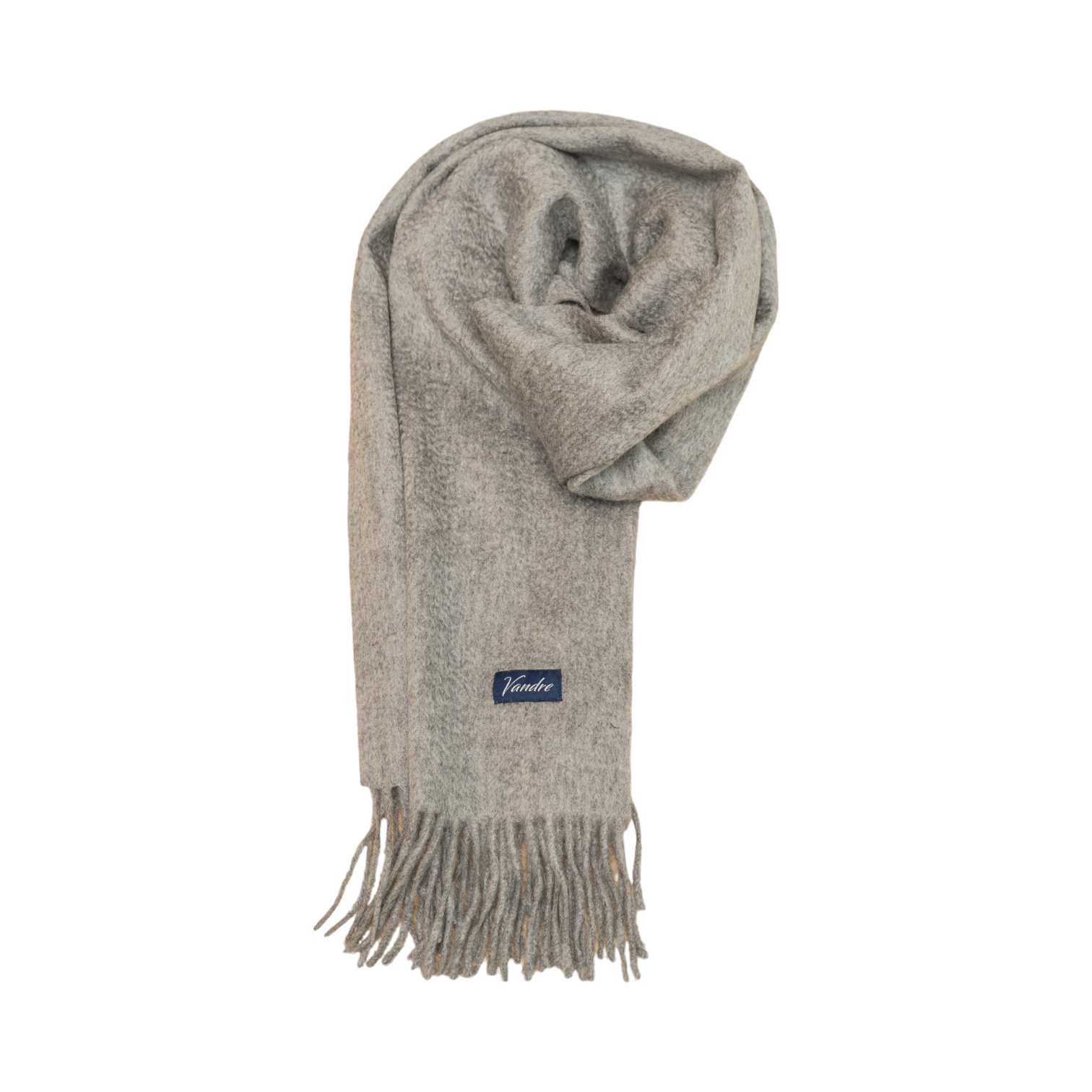 100% Cashmere Scarf Light Gray