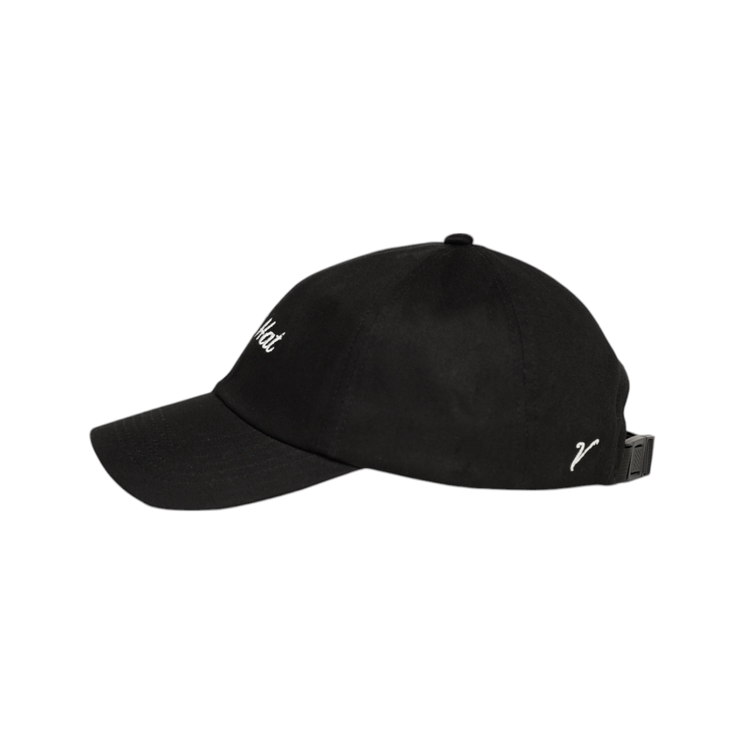 100% Cotton Premium Baseball Dad Hat Black Low Profile