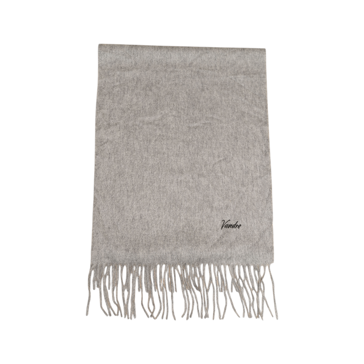 100% Cashmere Scarf Light Gray