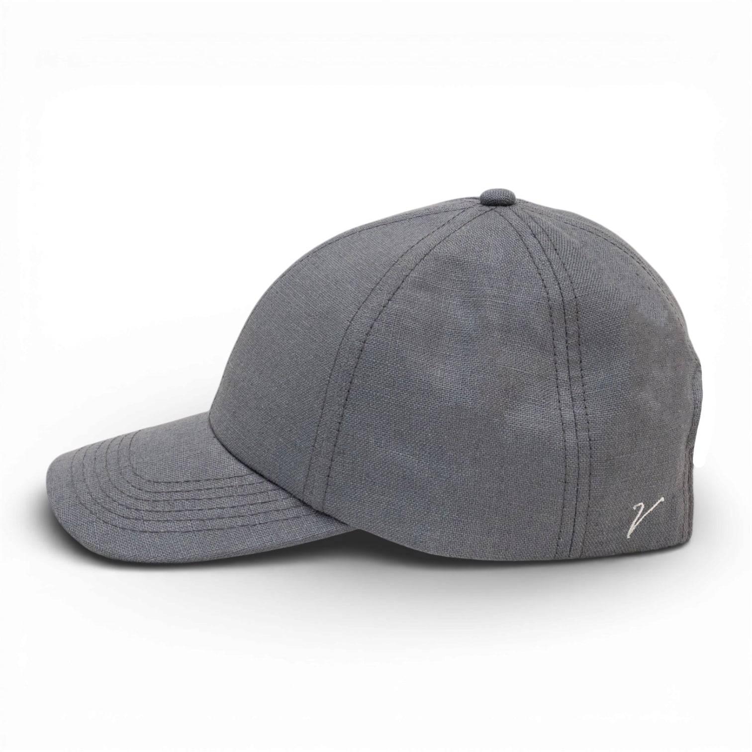 100% Irish Linen Premium Baseball Hat Slate Gray
