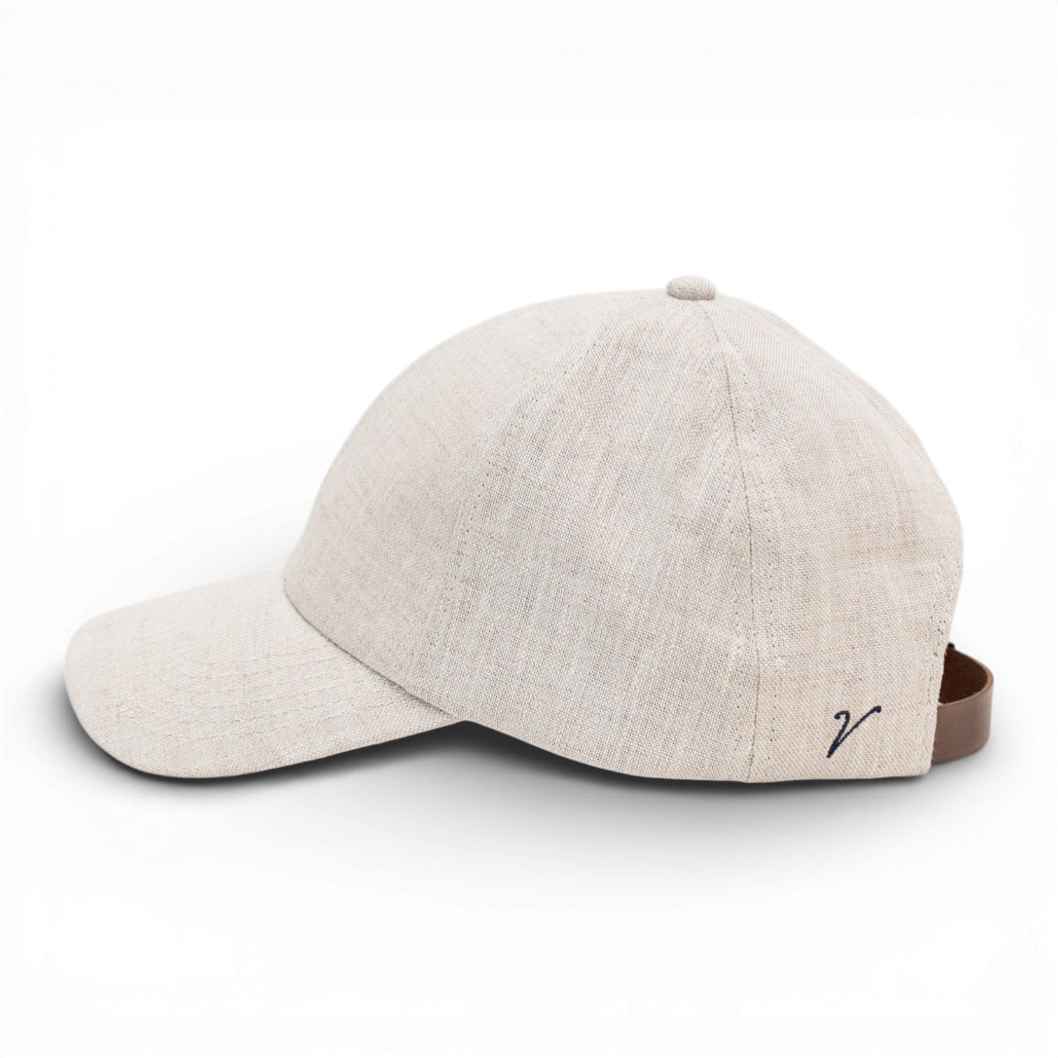 Vandre 100% Irish Linen Baseball Hat Arashi Sand Premium Headwear