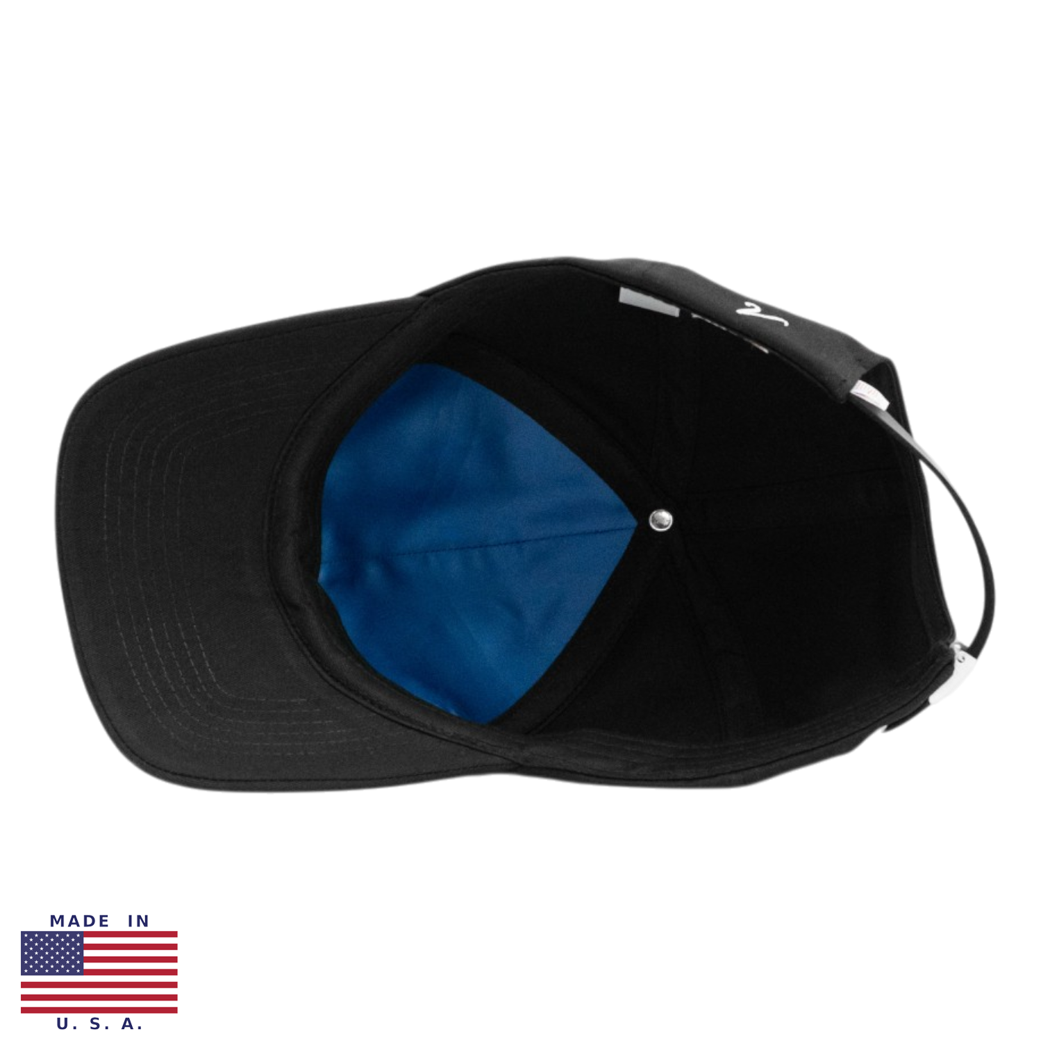 Vandre Made in USA 100% organic cotton baseball hat in black