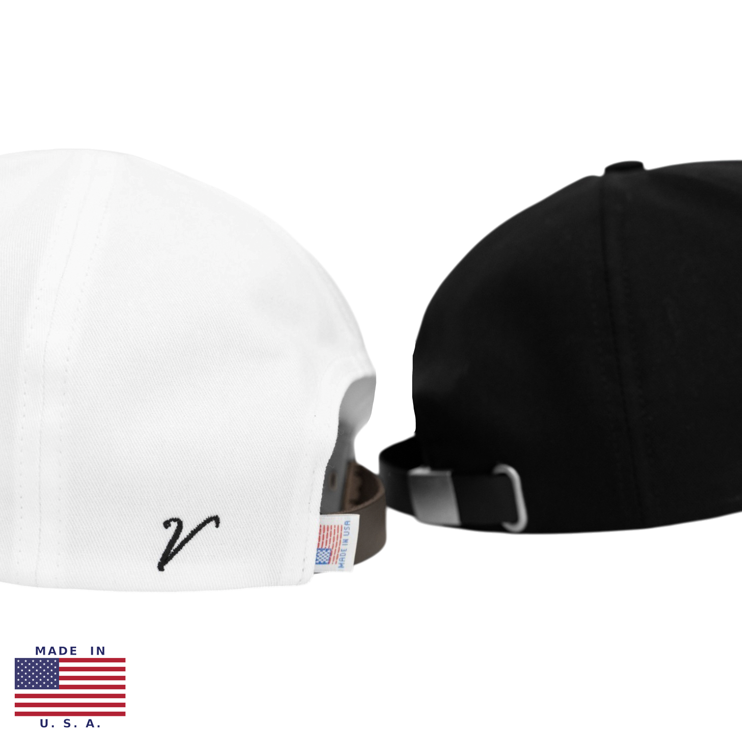 Vandre Made in USA 100% organic cotton baseball hat in black