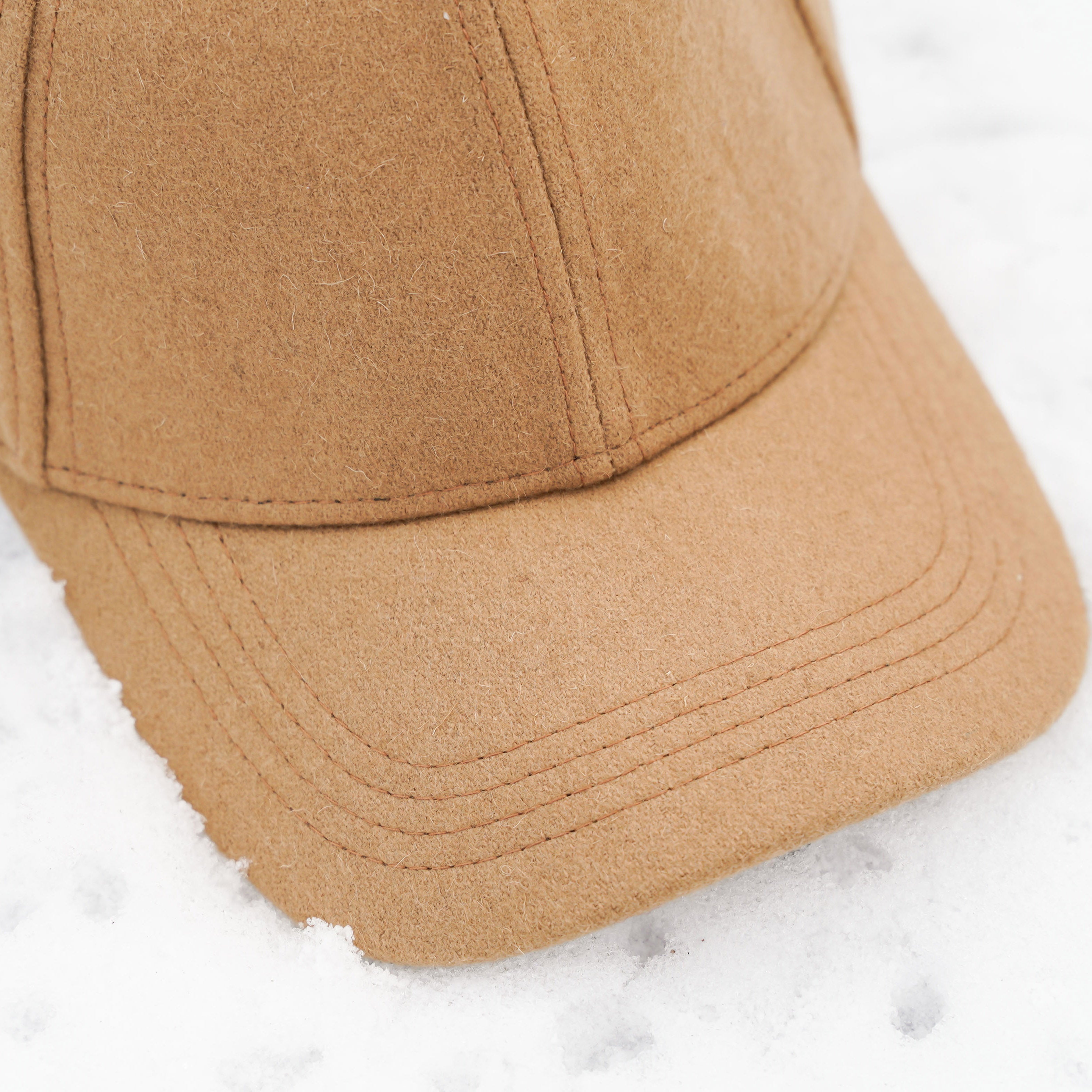 Performance Wool Baseball Hat Camel Beige