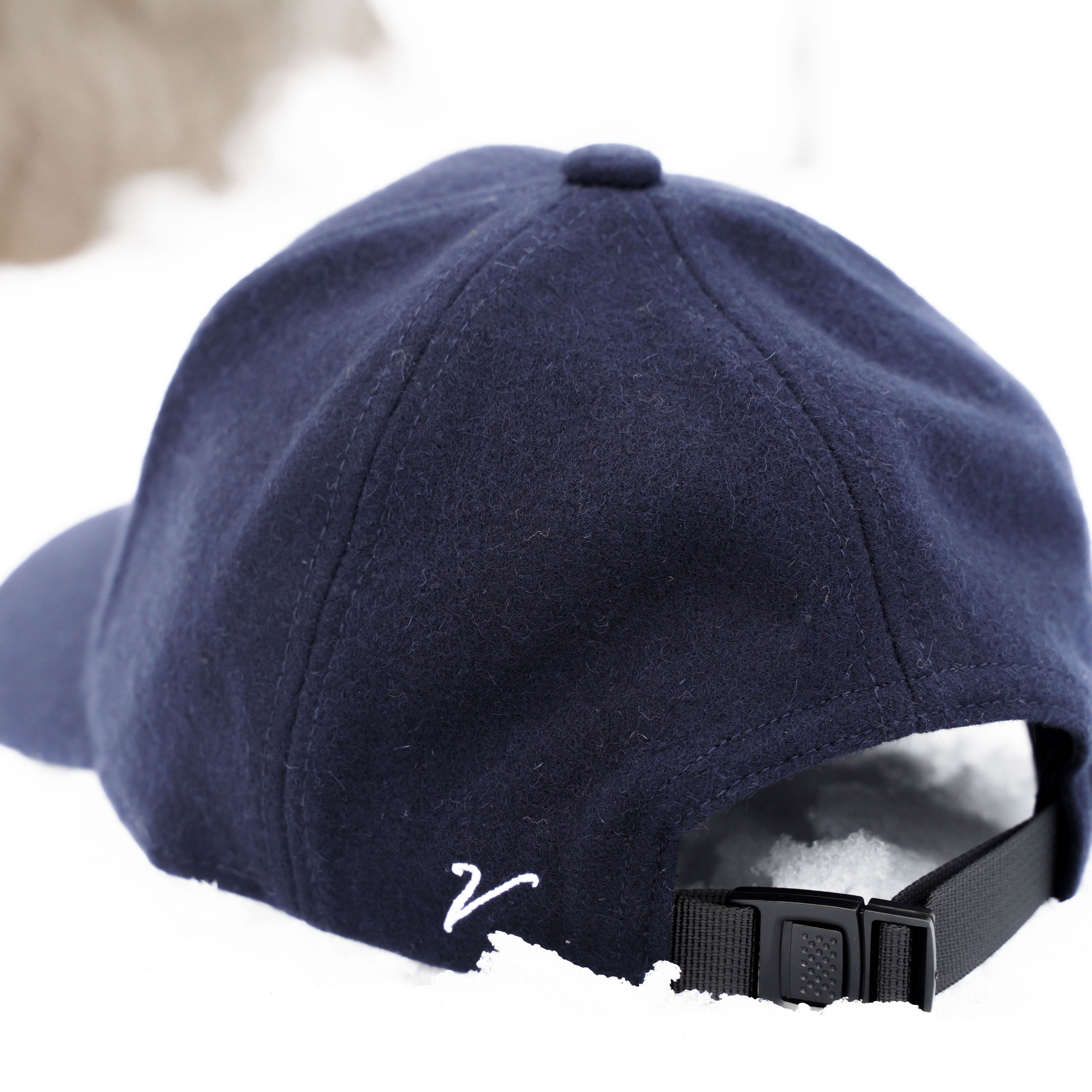 Performance Wool Baseball Hat Navy Blue