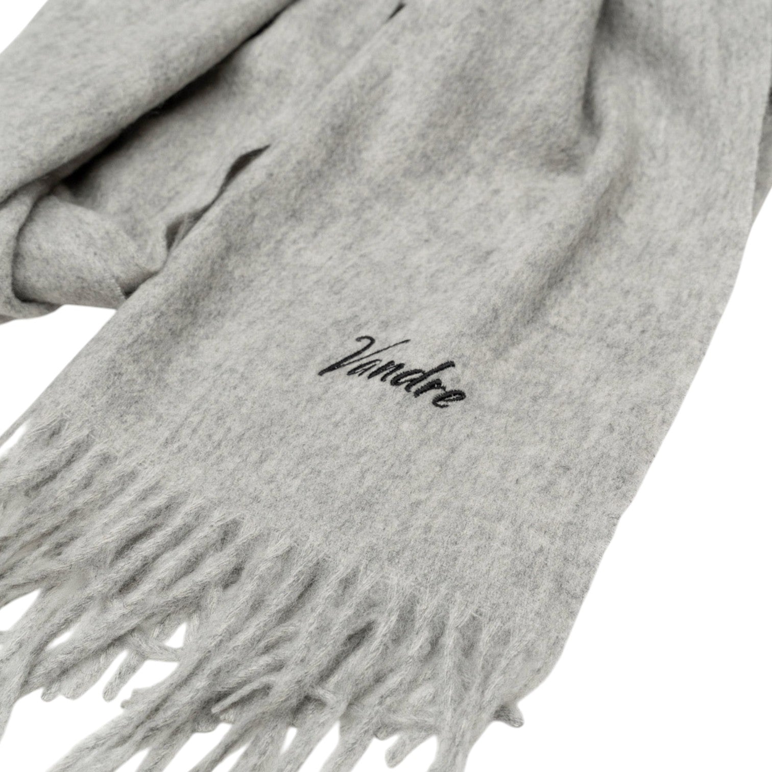 100% Wool Scarf Gray