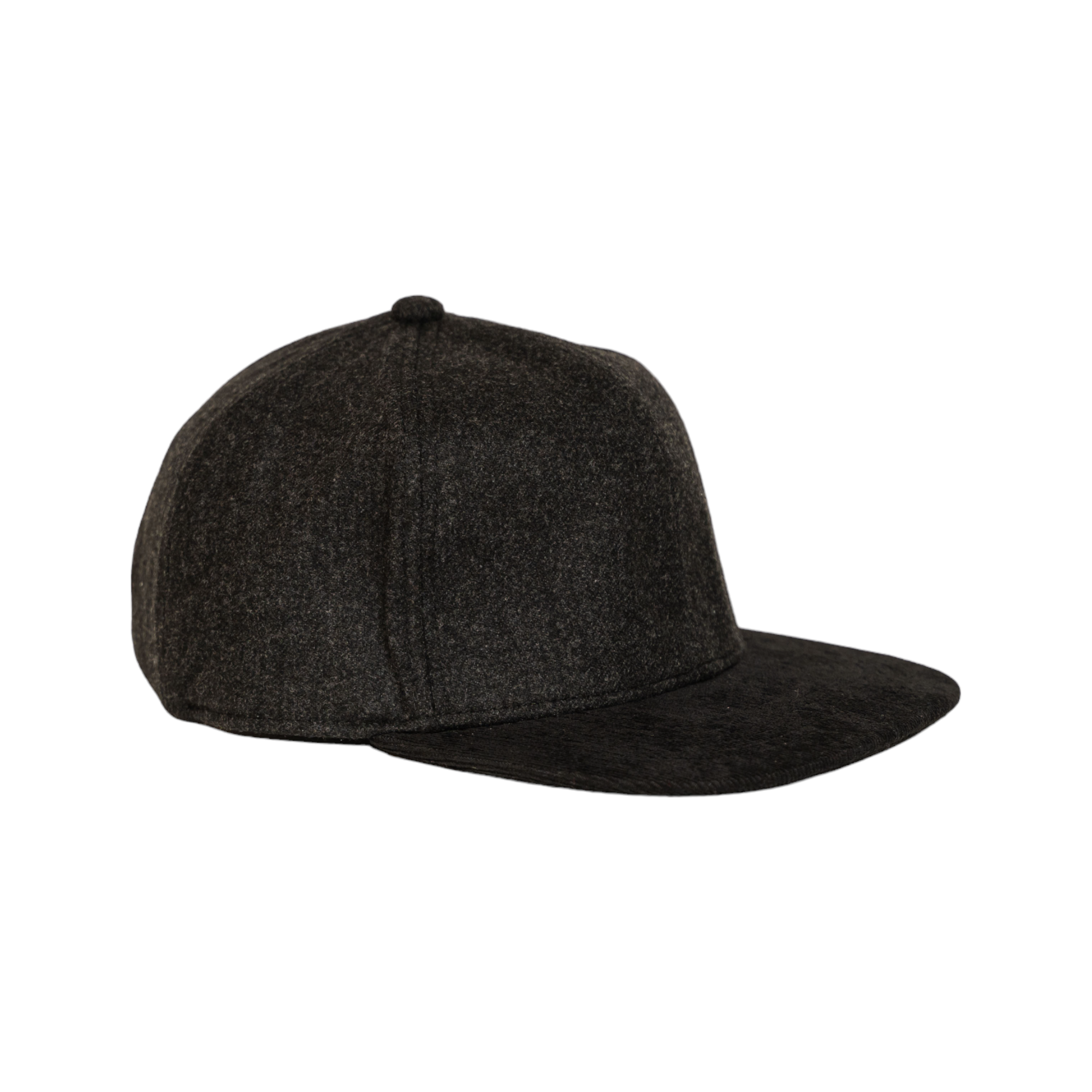 Grey black flannel 2024 cap